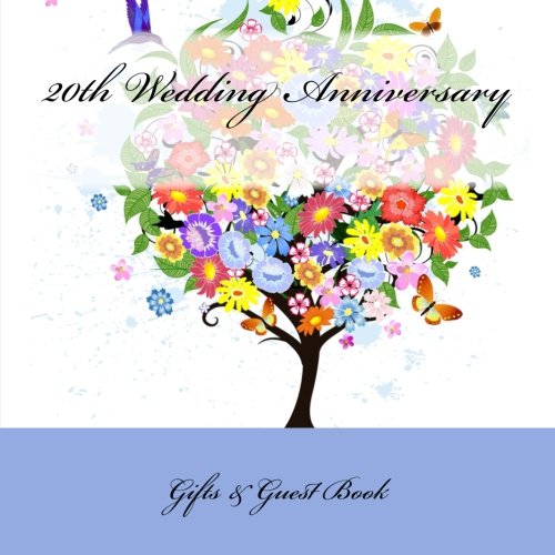 20th Wedding Anniversary Gifts for Couples - Elegant Guest Book & Memory Keepsake - Perfect for Anniversary Parties, Vow Renewals & Romantic Celebrations