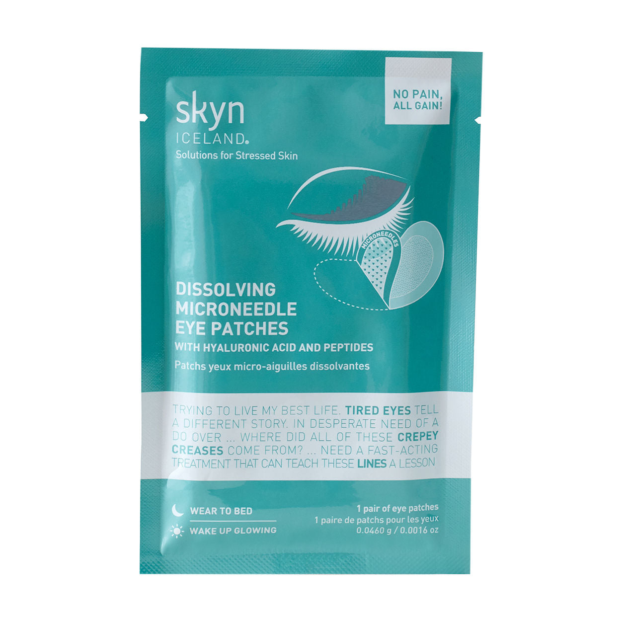Best Dissolving Microneedle Eye Patches for Dark Circles & Wrinkles - Anti-Aging Under Eye Treatment for Puffy Eyes - Perfect for Nighttime Skincare Routine & Travel