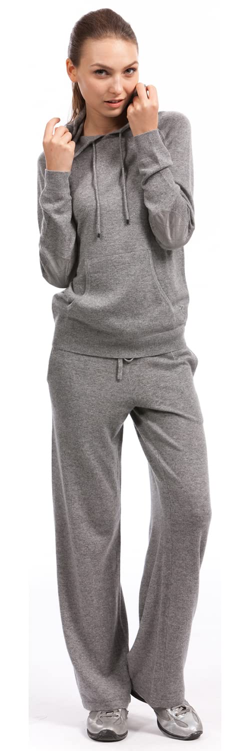 Premium Women's Cashmere Lounge Pants - 100% Soft Hand-Knitted with Adjustable Drawstring Waist & Side Pockets | Cozy Home Wear, Winter Comfort, Yoga & Relaxation Outfit
