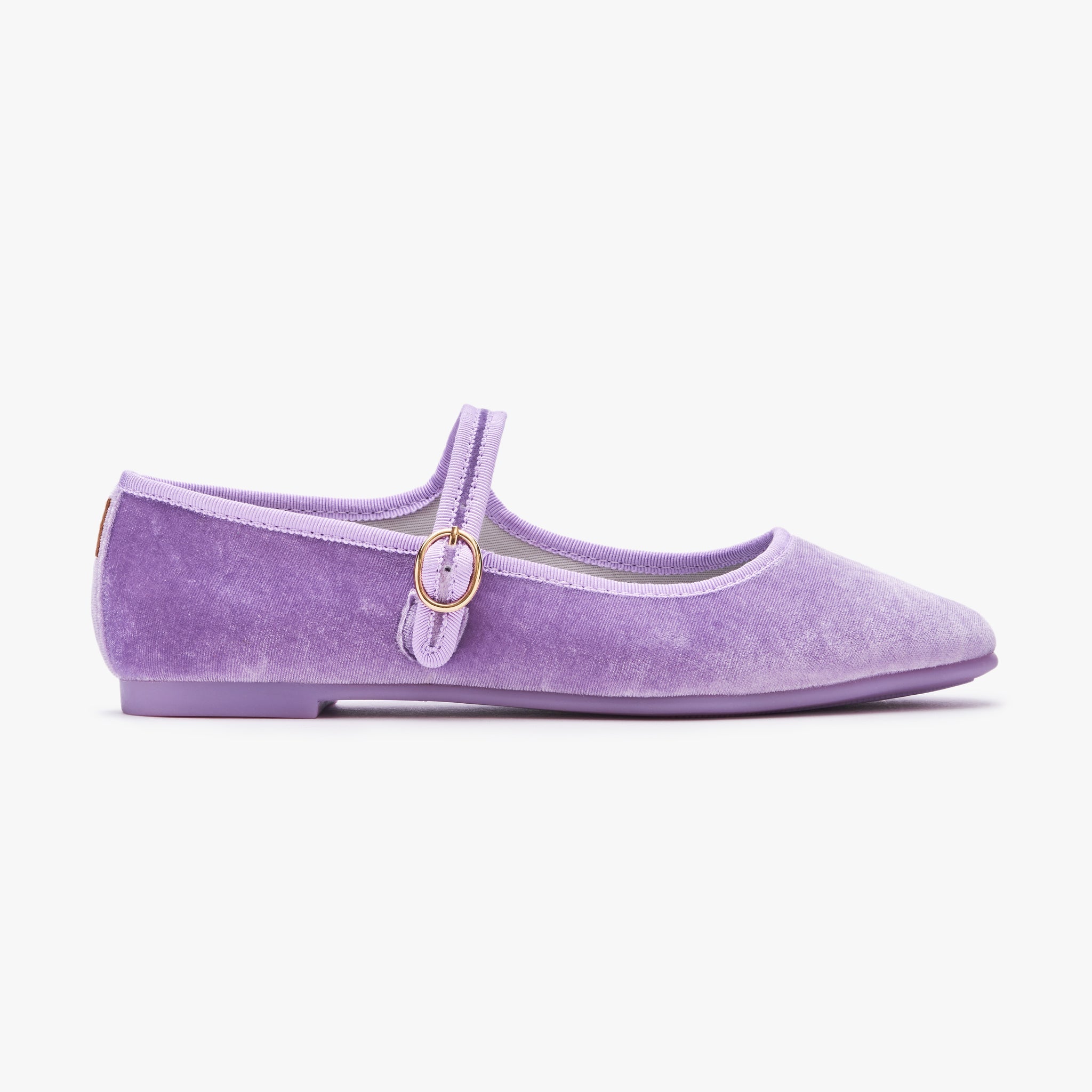 Belle Mary Jane Shoes for Women - Comfortable Violet Flats with Bow Detail - Perfect for Work, Office, and Casual Outfits