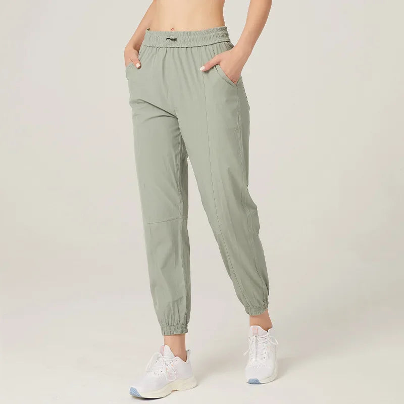 Women's Quick Dry Running Joggers - Lightweight Athletic Sweatpants with Drawstring Waist & Side Pockets - Gym Fitness Yoga Workout Pants for Women - Perfect for Running, Training & Casual Wear