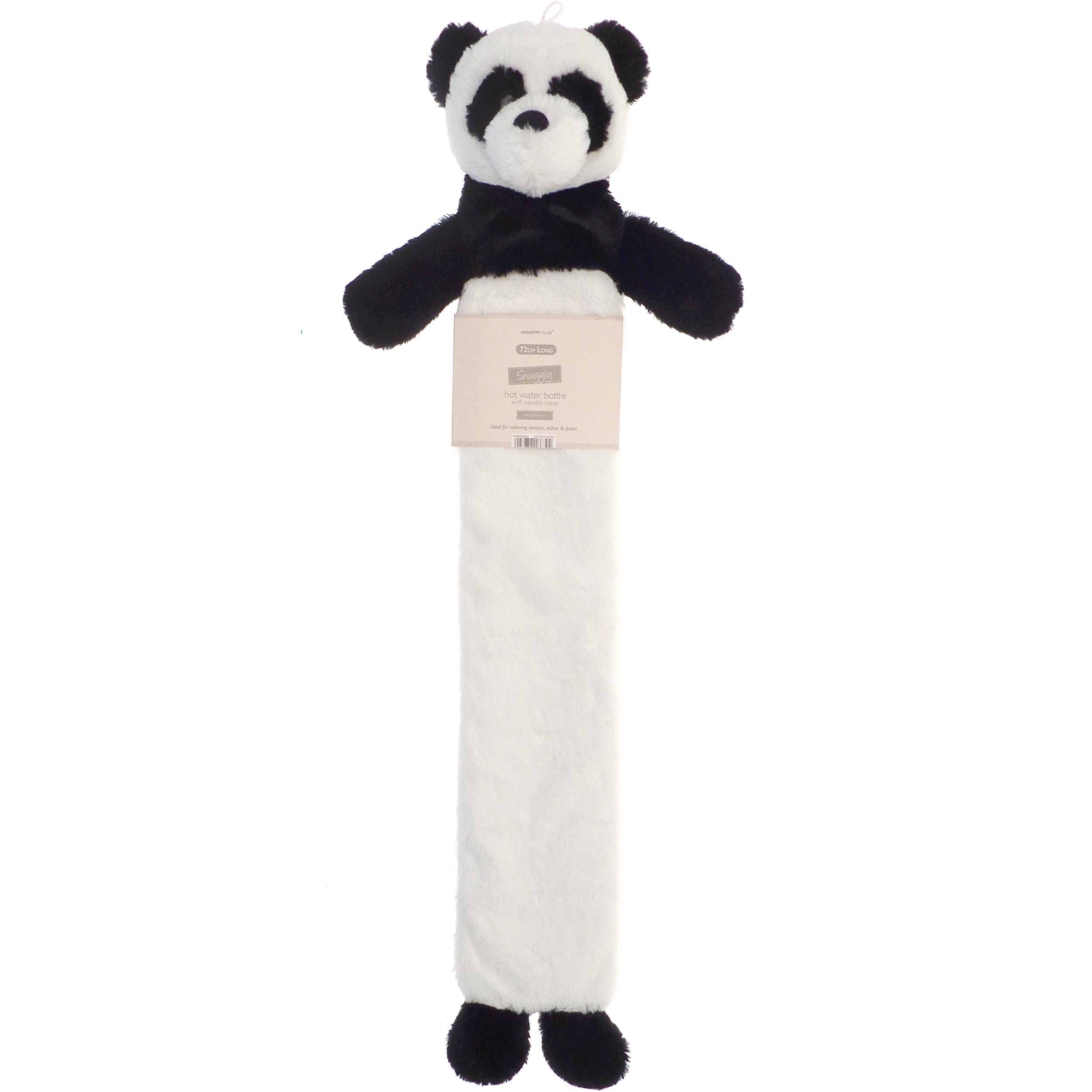 Extra Long 72cm Novelty Animal Hot Water Bottle - Perfect for Pain Relief, Warmth & Comfort at Home, Office or Travel