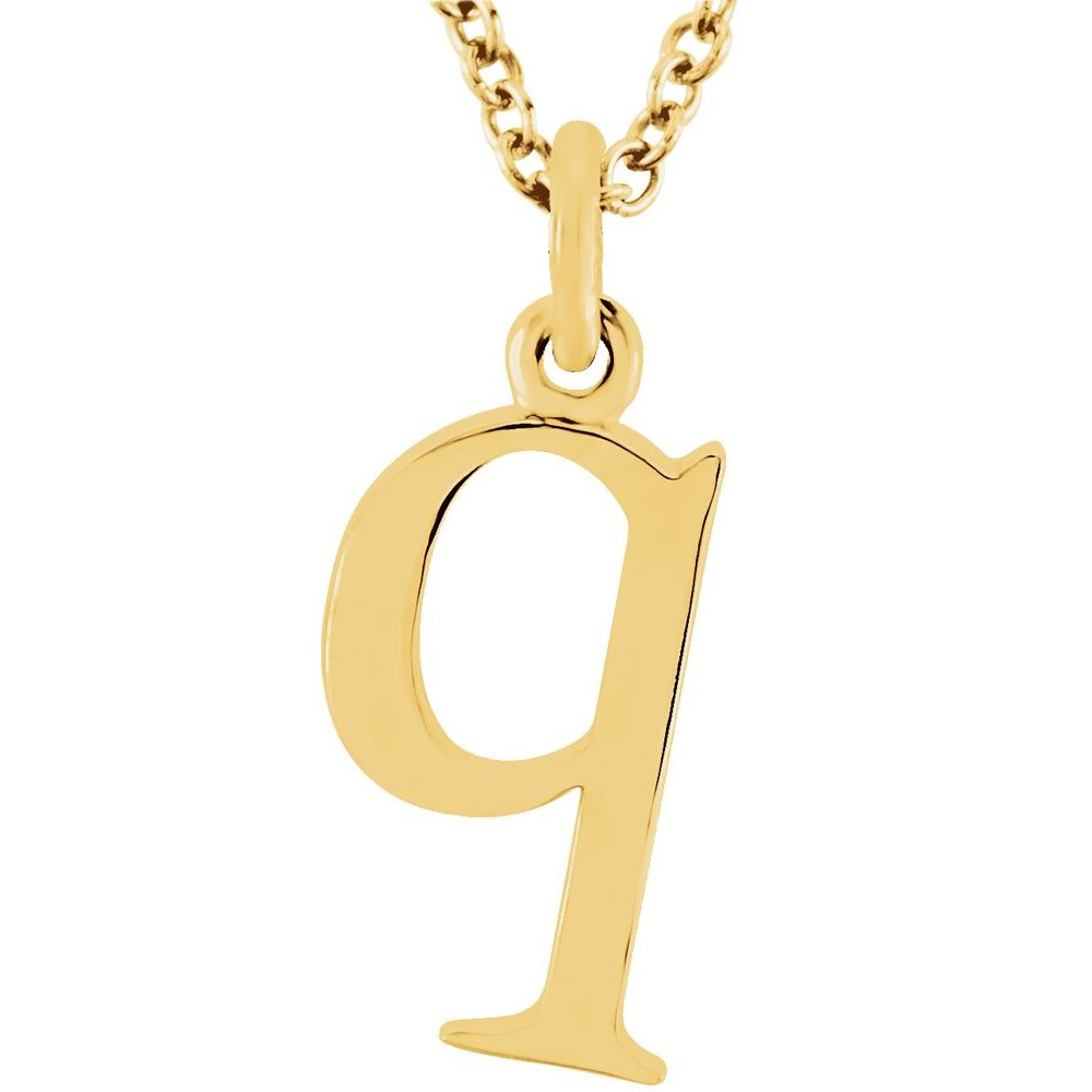 Elegant Gold Lowercase 'q' Initial Choker Necklace for Women - Dainty Letter Pendant Jewelry Gift for Girlfriend, Wife, Daughter - Perfect for Valentine's Day, Anniversary, Birthday & Everyday Wear