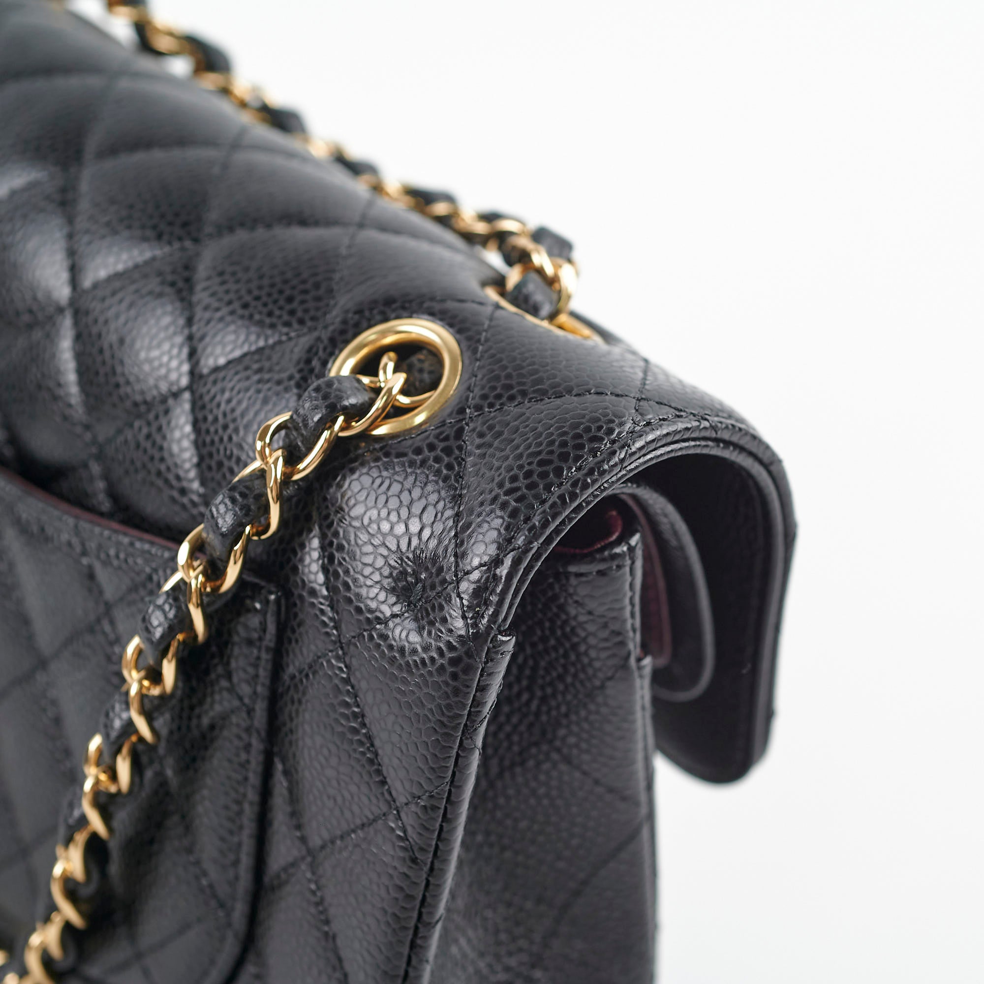 Chanel Quilted Caviar Small Classic Flap Bag Black - Luxury Designer Handbag for Women | Perfect for Evening Parties, Date Nights & Special Occasions