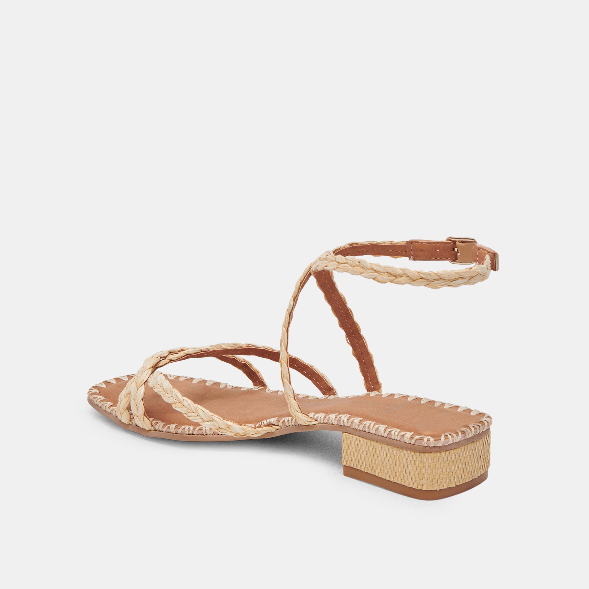 BRINN Women's Lightweight Natural Raffia Sandals - Comfortable Summer Beach Walking Shoes for Outdoor Vacation & Casual Wear