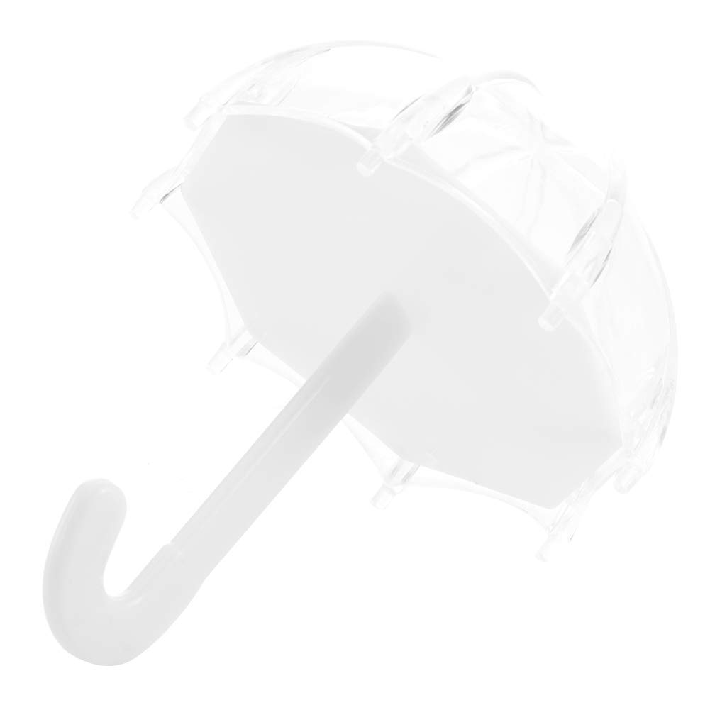 White Candy Box Holder - Innovative Umbrella Shaped Candy Container for Weddings, Baby Showers & Birthday Parties | Perfect for Party Favors, Home Decor & Gift Packaging
