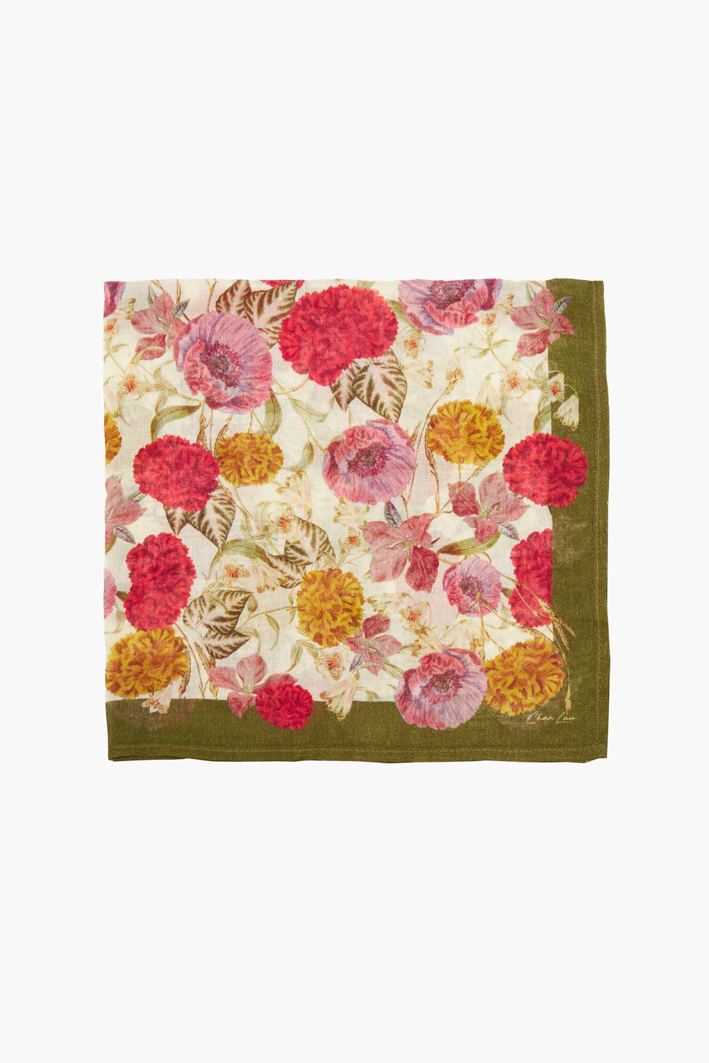 Marigold Floral Bandana Scarf - Stylish & Breathable for Outdoor Activities, Hiking, and Fashion Accessories