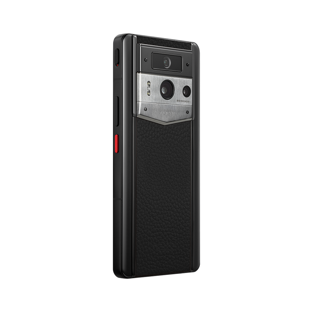METAVERTU 2 Calfskin Leather Web3 AI Smartphone - Jade Black with Silver Case | Luxury Crypto Phone for Blockchain Enthusiasts & Business Professionals