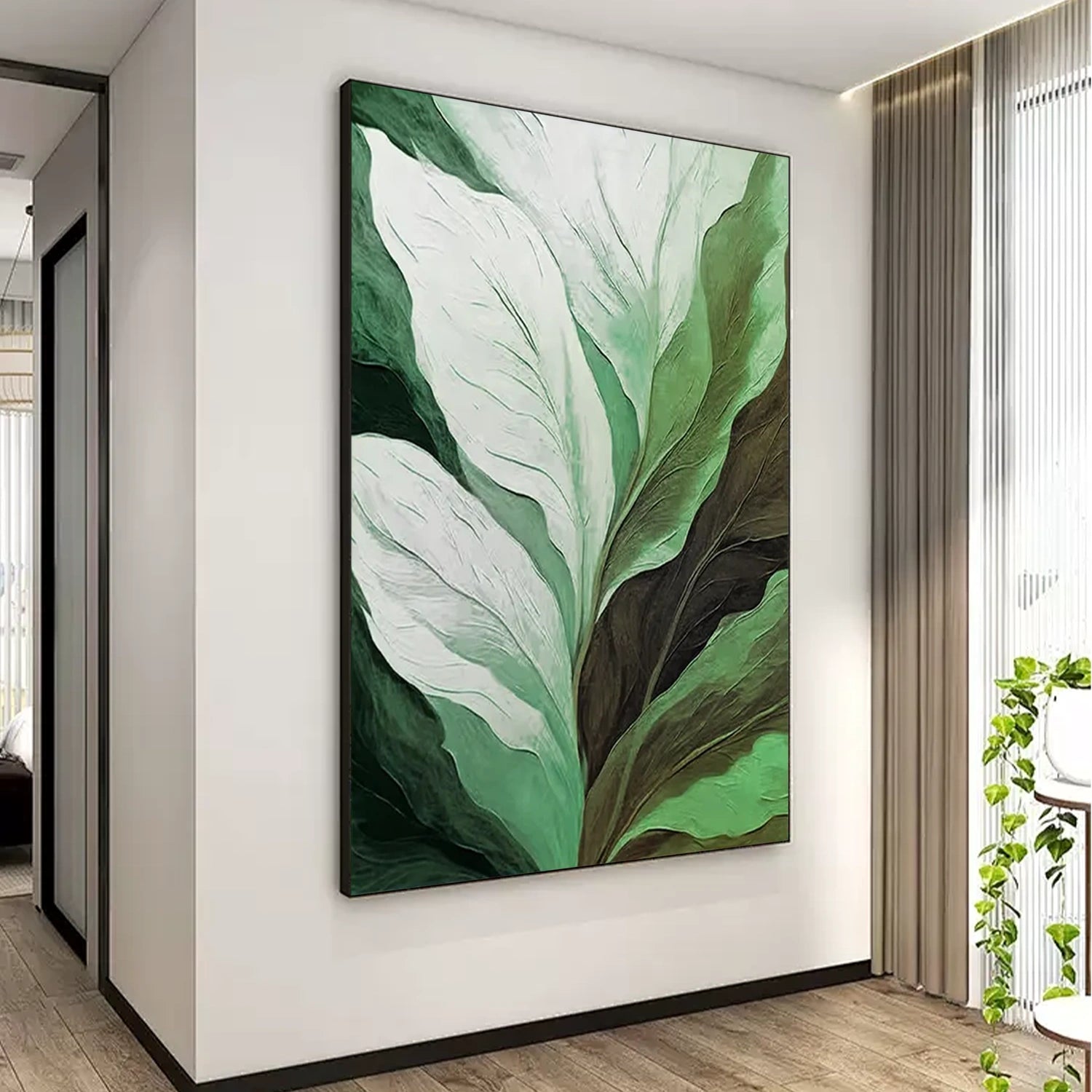 Abstract Canvas Art - Flower and Tree Design #FT215 | Modern Wall Decor for Living Room, Bedroom & Office