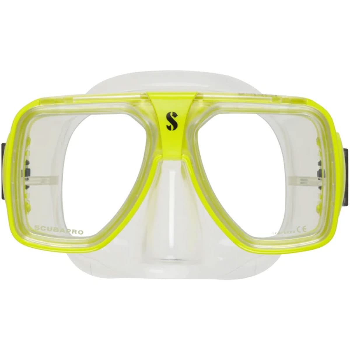 Scubapro Solara Dive Mask - Clear Lens for Snorkeling & Scuba Diving - Comfortable Silicone Skirt & Wide Field of View - Perfect for Underwater Exploration & Marine Life Observation