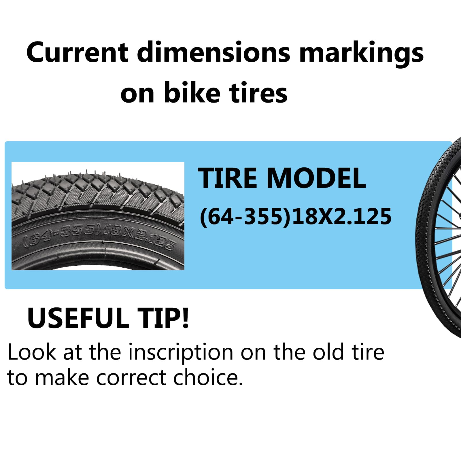 **Premium Bike Tires for BMX, Folding, Road & Kit Bikes - 12/14/16/18/20X2.125 Replacement Bicycle Tires with Tire Levers - Perfect for Commuting, Off-Road & Urban Cycling**