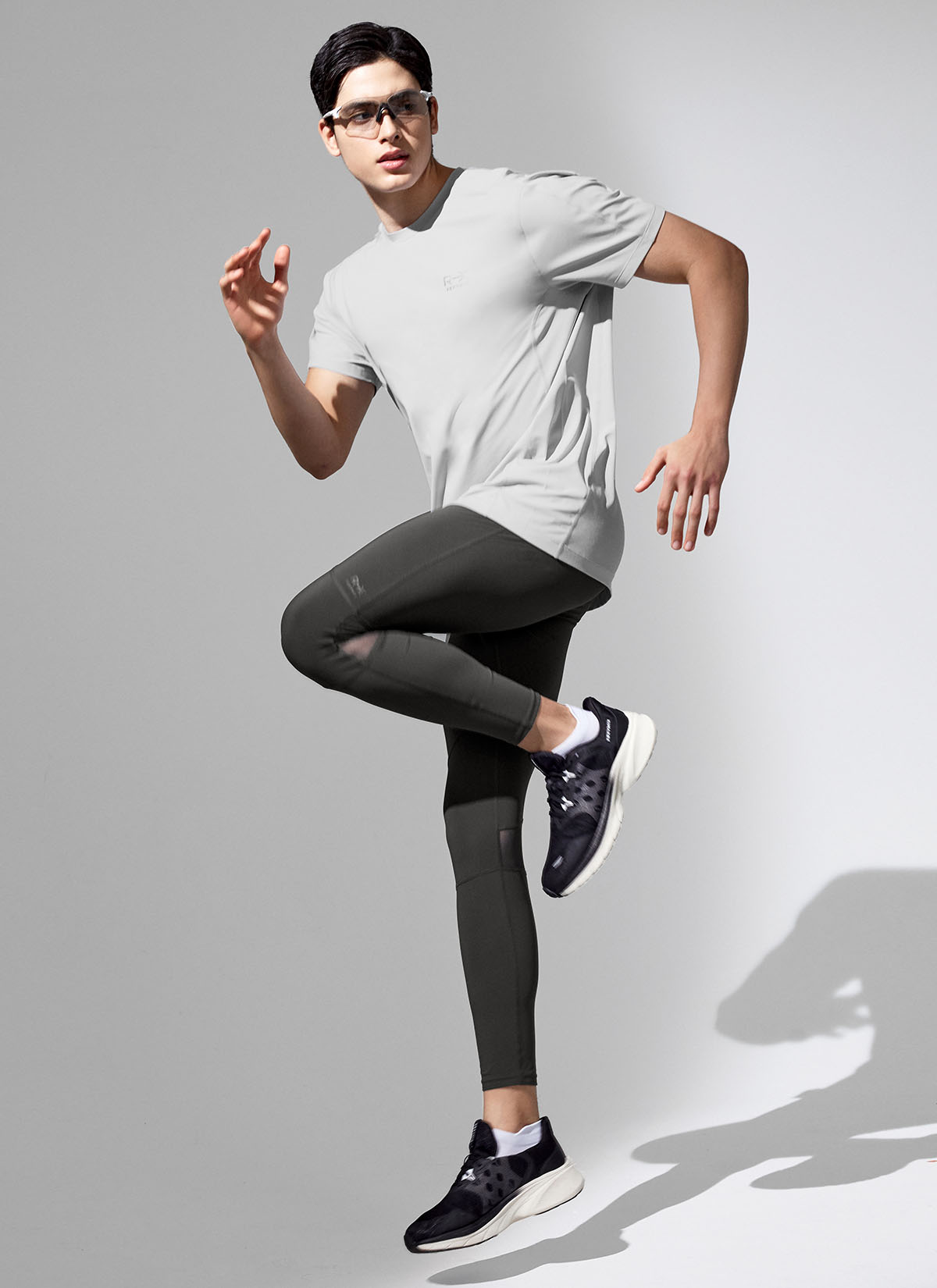 RX Aero Mesh Short Sleeve Men's Running Shirt - Lightweight Breathable Athletic Top for Jogging, Gym & Outdoor Sports
