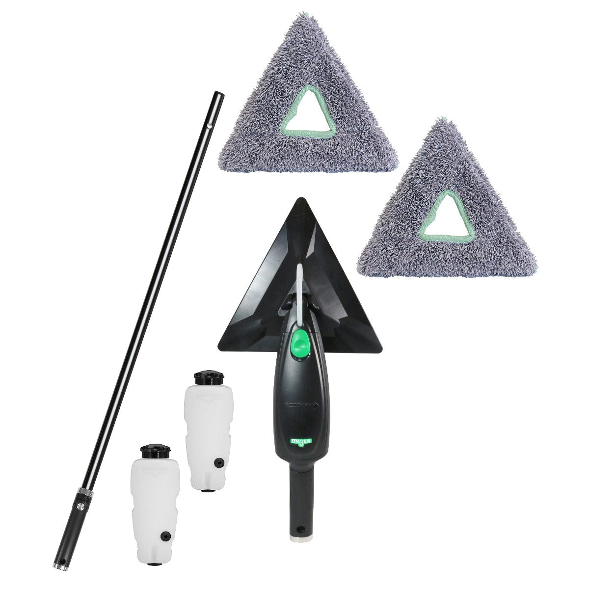 Unger Stingray Refillable Microfiber Cleaning System - Window & Glass Cleaning Tool for Home and Office Use