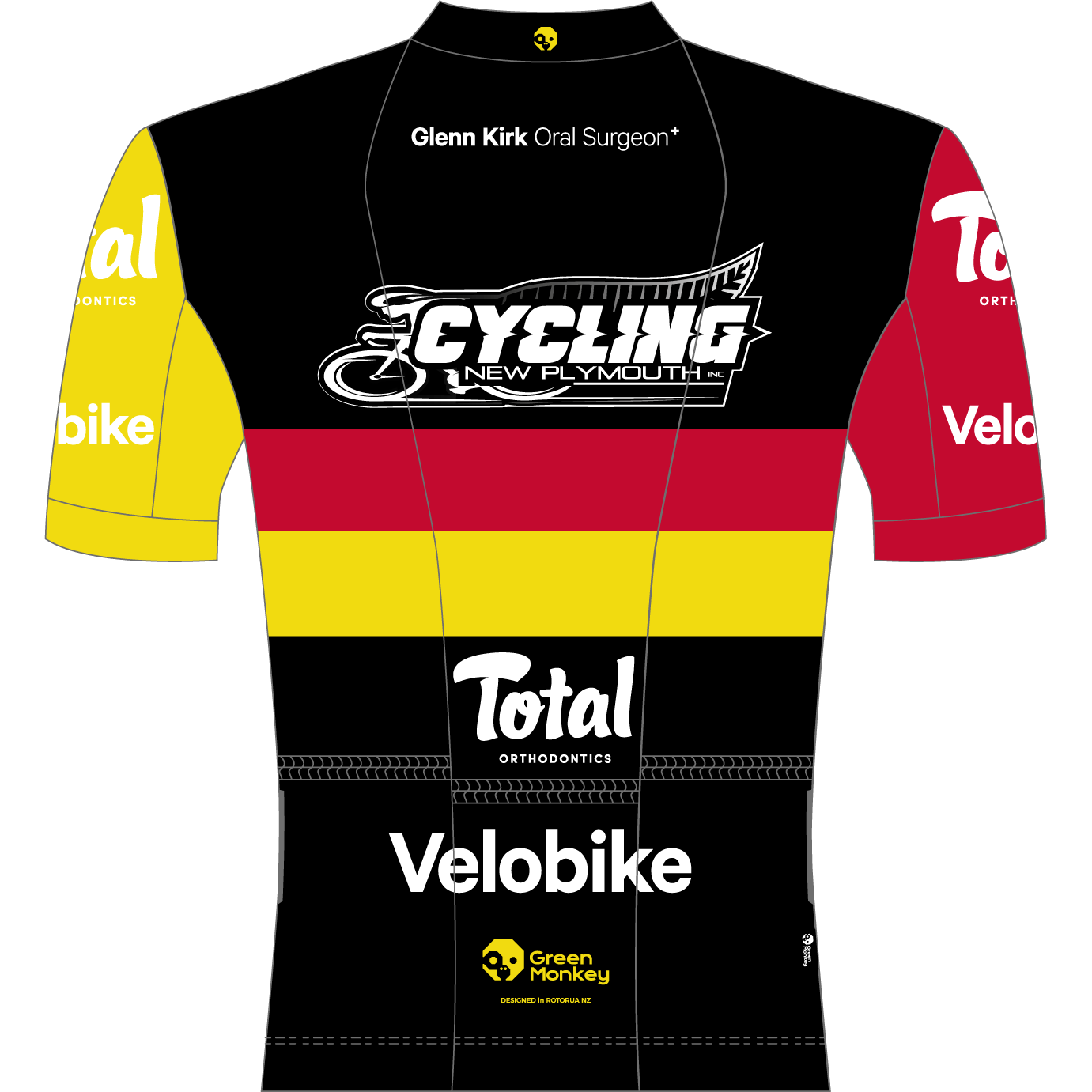 Premium Men's Cycling Aero Jersey - Breathable & Lightweight for Road Biking - Perfect for Racing & Training - New Plymouth Design
