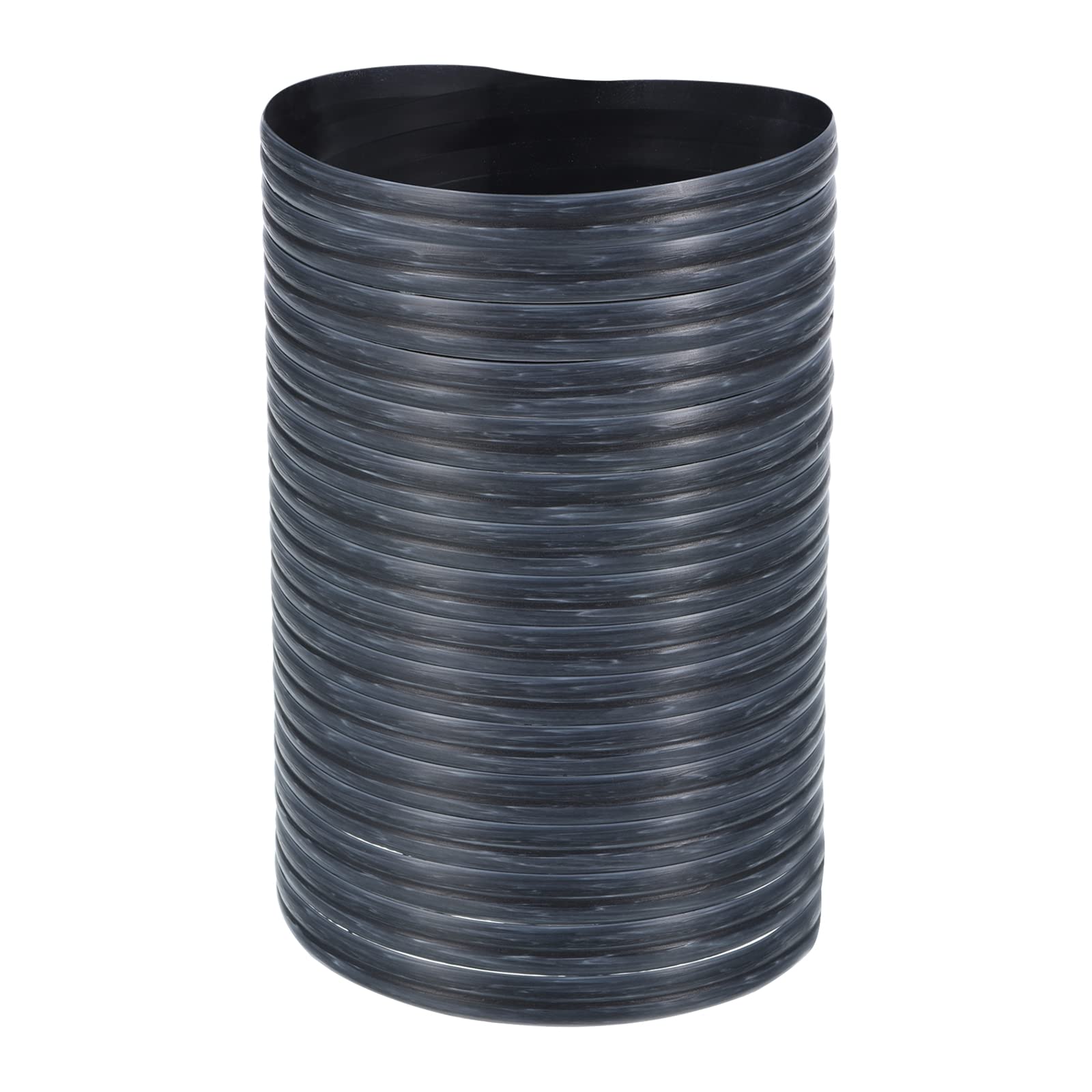 PATIKIL 30m/98ft Wicker Repair Kit - PE Rattan Replacement DIY Set for Fixing Wicker & Patio Furniture (Gray White Stripe) - Perfect for Outdoor Chairs, Baskets, and Home Decor Restoration