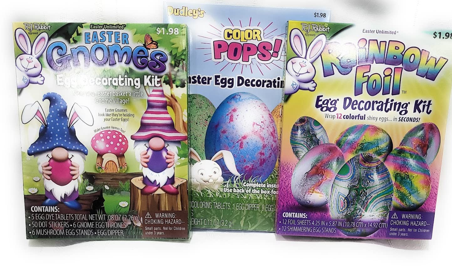 Easter Gnome Decorating Kit - 3-Piece Set for DIY Easter Egg Decorations - Perfect for Easter Crafts, Home Decor, and Holiday Party Supplies