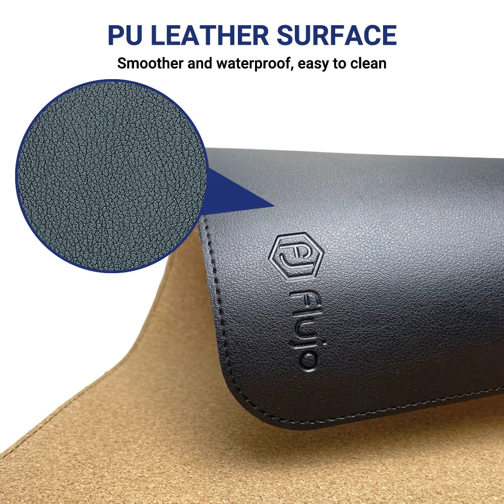 Premium Genuine Leather Desk Pad - Non-Slip Writing Surface for Office & Home Use | Perfect for Laptops, Keyboards & Mouse | Enhances Productivity & Protects Desks