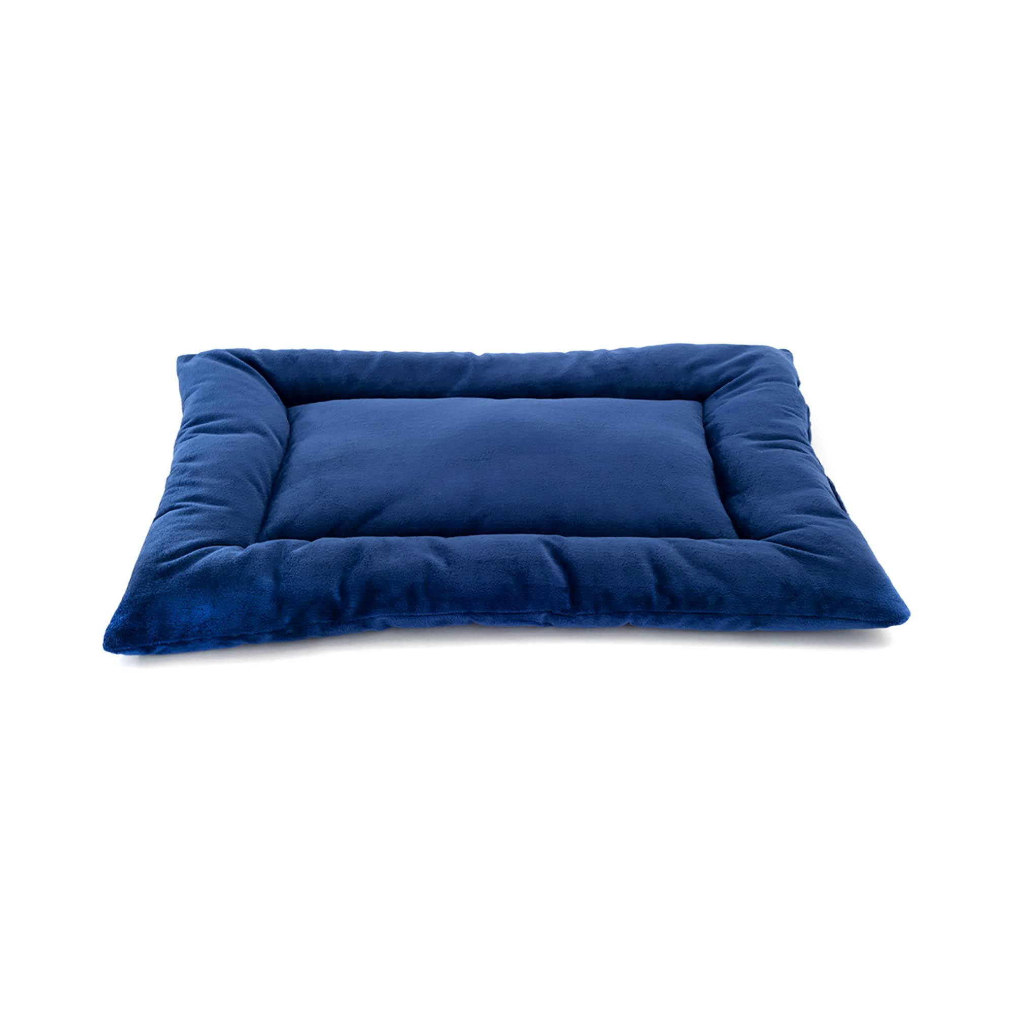 Pet Dreams Dog Crate Bed - Non-Toxic Washable XXL Dog Bed (48 Inch), Reversible Kennel Mat & Travel Pad for Large Dogs | Soft Crate Liner for Home, Car & Airplane Travel (Blue)