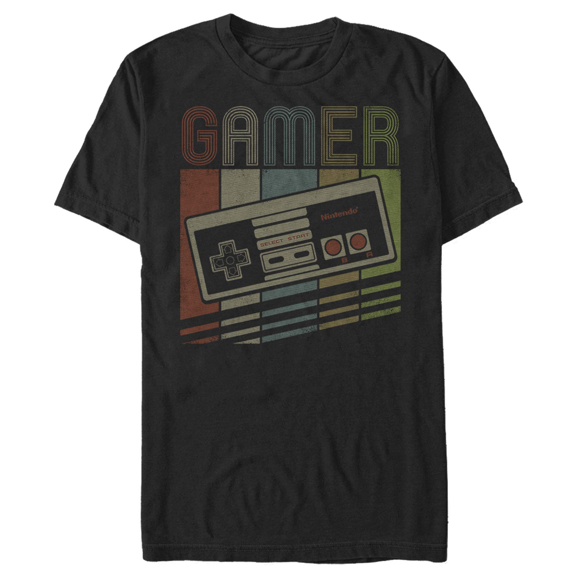 **Vintage NES Controller Graphic T-Shirt for Men - Retro Nintendo Gamer Tee - 80s Video Game Inspired Shirt - Perfect Gift for Gamers & Collectors - Great for Gaming Parties, Casual Wear & Cosplay - Ideal for Retro Gaming Events & 80s Themed Parties**    **Use Cases:** Wear this nostalgic tee to gaming conventions, casual outings, or as a fun statement piece for 80s-themed parties and retro gaming gatherings.