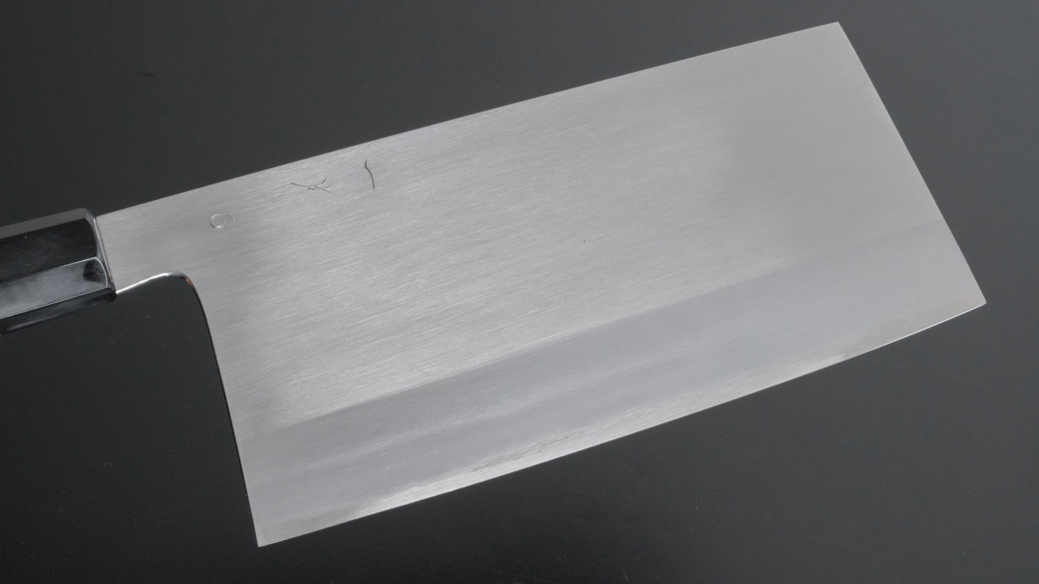 Hitohira Togashi White #1 Stainless Clad Migaki Chinese Cleaver 220mm - Professional Japanese Chef Knife with Ho Wood Handle (#6) - Perfect for Slicing, Dicing & Chopping Vegetables, Meat & Herbs in Asian Cuisine