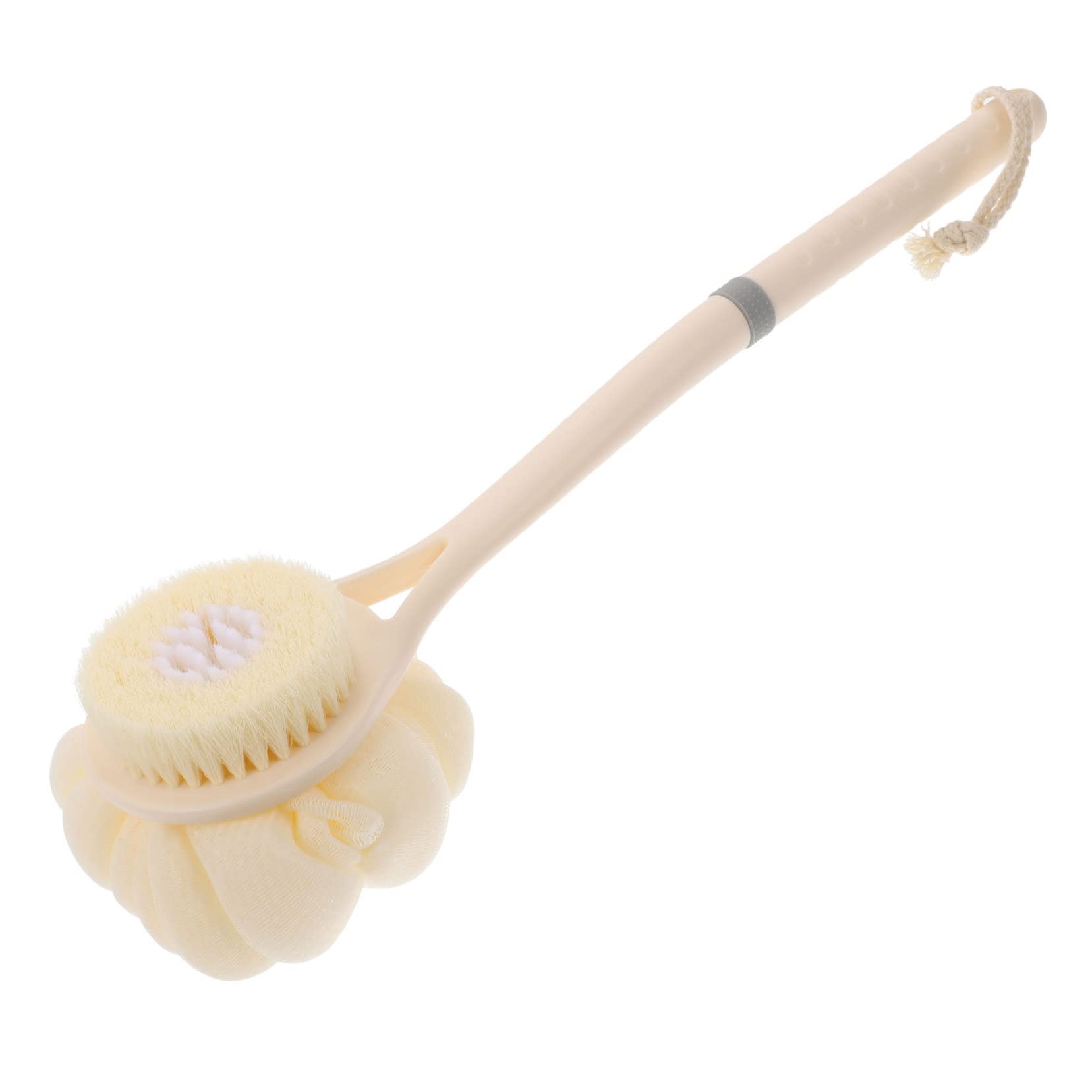 FOMIYES Rechargeable Back Scrubber with Loofah - Electric Body Brush for Shower & Bath, Exfoliating Back Cleaner Tool - Perfect for Deep Cleansing, Dead Skin Removal & Spa-Like Experience at Home