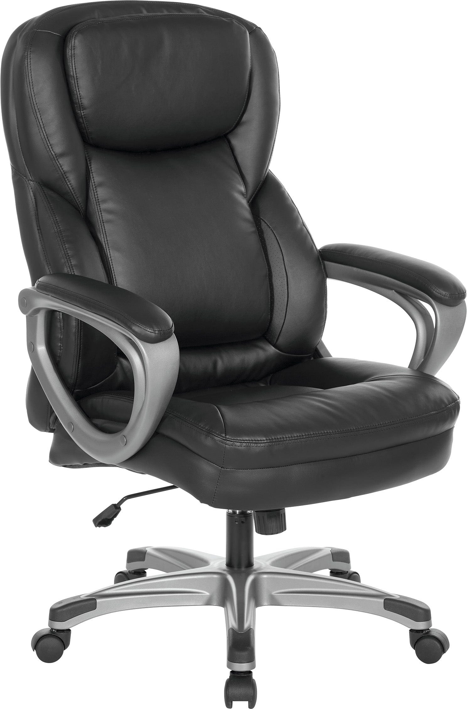 Office Star Executive Bonded Leather Office Chair [ECH6770] - Ergonomic Desk Chair for Home & Office, Adjustable Height & Swivel, Comfortable Work Chair for Long Hours