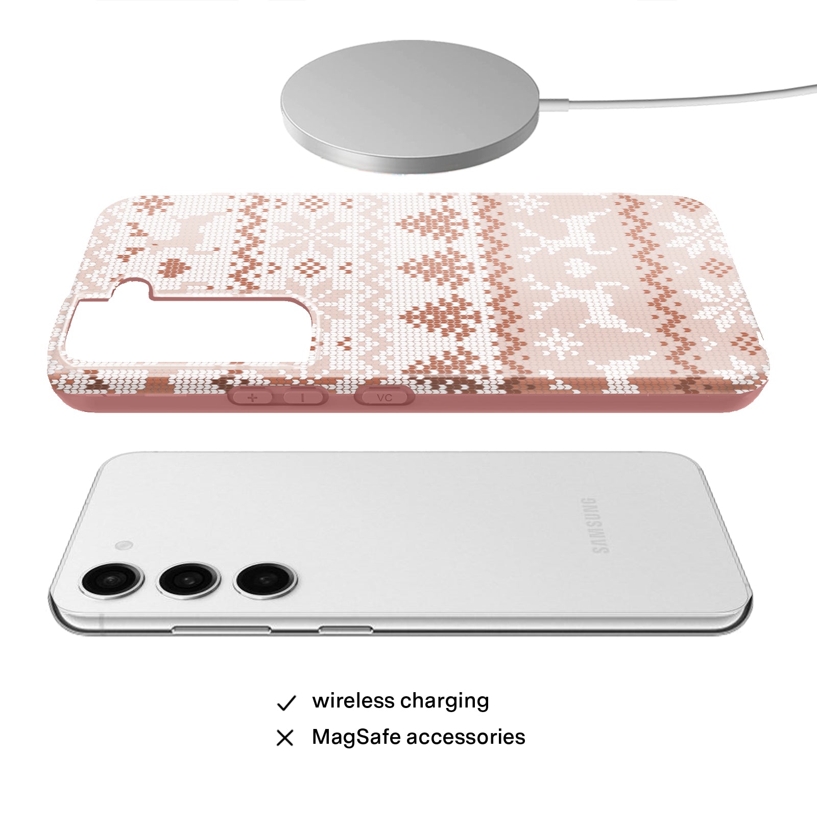 Soft & Cozy Chai Sweater Design Samsung Phone Case - Perfect for Fall & Winter Fashion, Daily Use, and Gift Giving