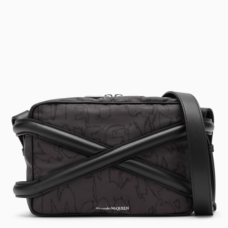 Premium Black Camera Bag with Genuine Leather Accents - Perfect for DSLR, Mirrorless Cameras & Travel Photography Accessories
