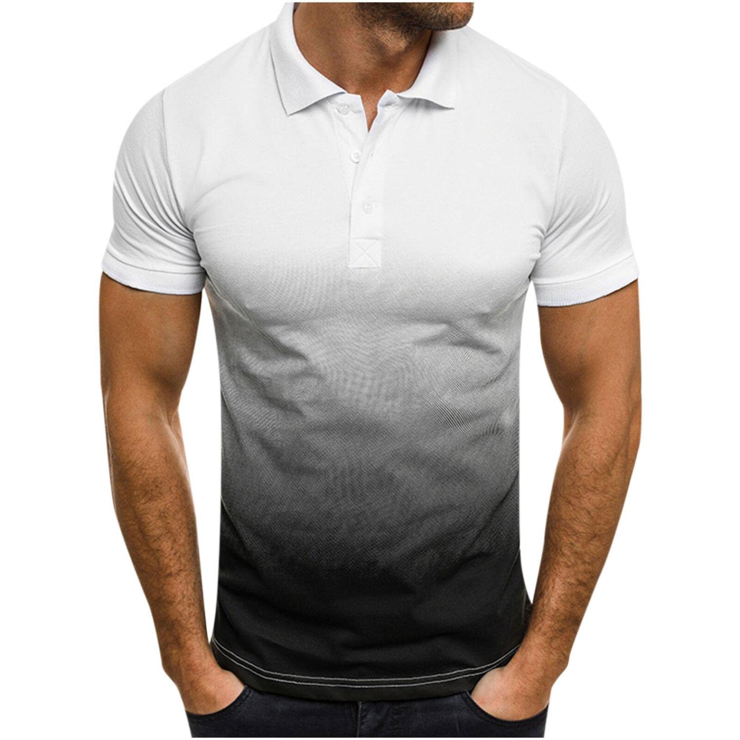 **Men's Polo Shirts & Henley T-Shirts - Short Sleeve Crew Neck Casual Shirts for Gym, Workout & Everyday Wear**
