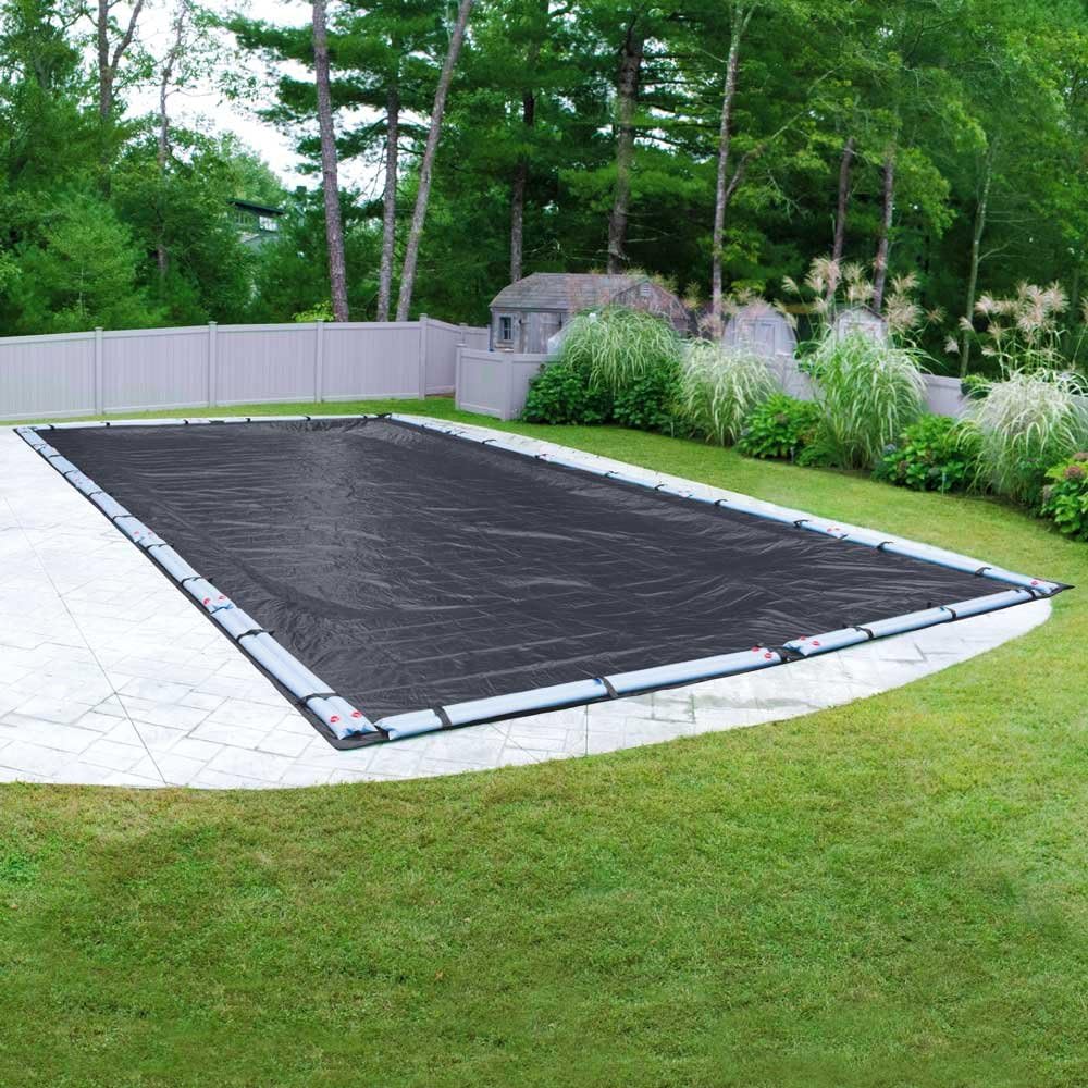 Robelle 362545R Heavy Duty Winter Pool Cover 25x45 ft - In-Ground Swimming Pool Cover for Snow, Ice & Debris Protection | Durable Cold Weather Protection for Above Ground & Inground Pools | Perfect for Winterizing Backyard, Residential & Commercial Pools