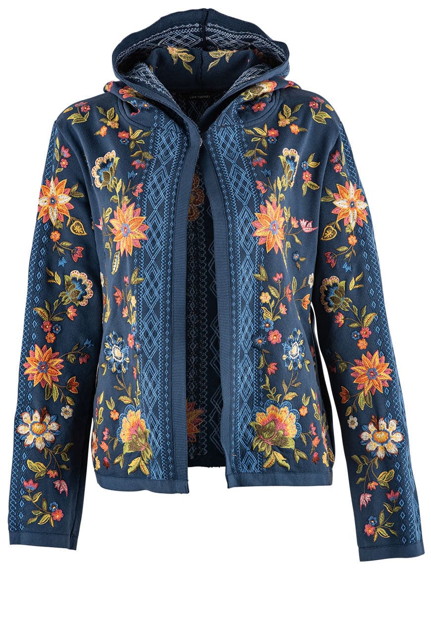 Stylish Driftwood Jacy Garden Hooded Cardigan for Women - Cozy Knit Sweater with Pockets - Perfect for Fall, Winter & Outdoor Activities