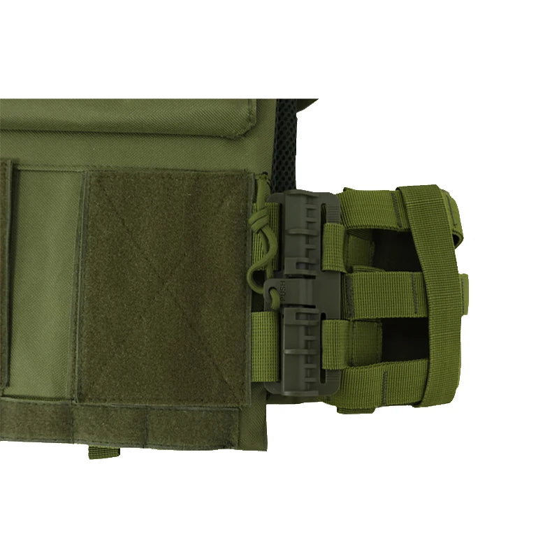 Universal Quick Release Buckle Set for Tactical Vests - Heavy Duty Plastic Side Release Buckles for Military Gear, Backpacks & Outdoor Equipment - Perfect for Hiking, Camping & Airsoft Accessories