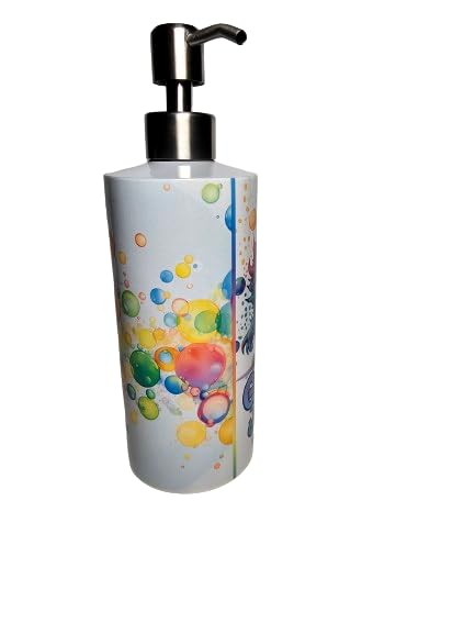 GERM JUICE MONSTER 18oz Stainless Steel Soap Dispenser with Pump - Antibacterial Kitchen Soap Dispenser for Bathroom, Kitchen Sink, and Countertop Use