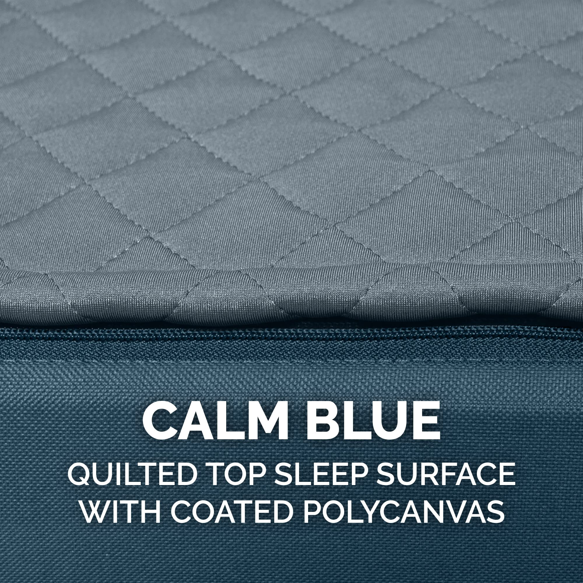 Furhaven Water-Resistant Replacement Dog Bed Cover - Washable Quilt Top Convertible Mattress for Indoor & Outdoor Use - Calm Blue, Jumbo (X-Large) - Perfect for Large Dogs, Pet Sofas & Crate Mats