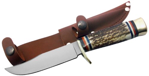 SZCO Supplies Premium Twin Hunter Knives Set - Stainless Steel Blades with Sheath for Outdoor Camping, Hunting & Survival Gear | Perfect for Bushcraft, Skinning & Wilderness Adventures
