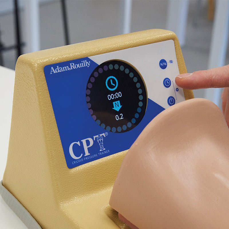 Digital Cricoid Pressure Trainer® - Medical Training Device for Airway Management & Anesthesia Practice - Perfect for EMTs, Nurses & Medical Students