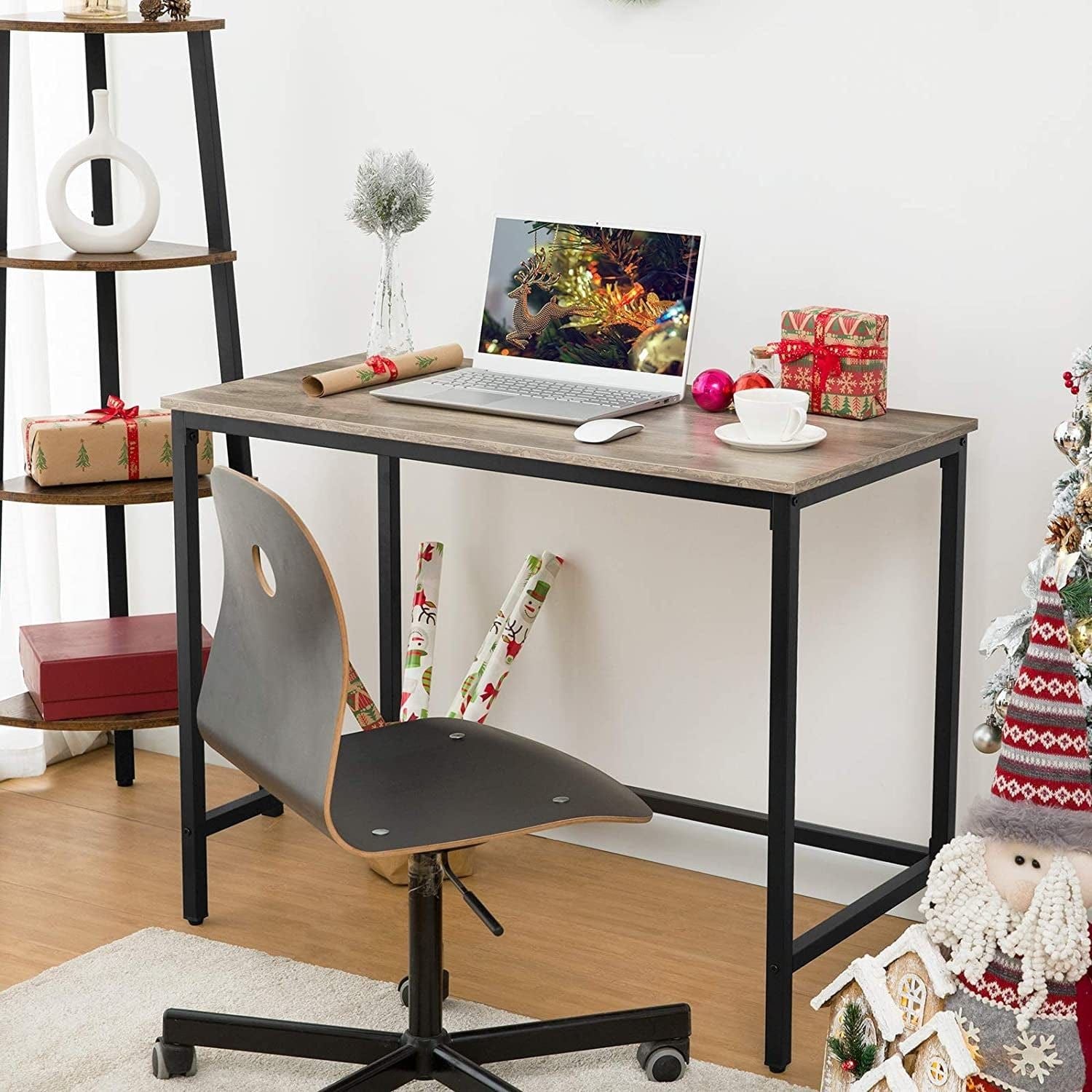 Woodstock Light Oak Office Desk - Modern & Sturdy Writing Table for Home Office, Study, or Workspace