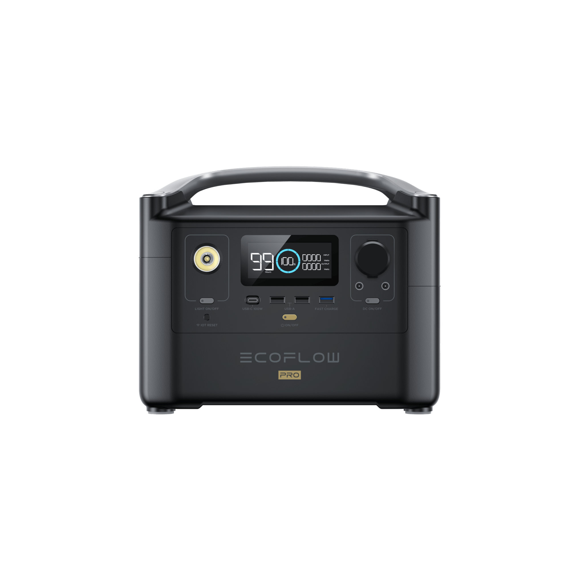 EcoFlow RIVER Pro 720Wh Portable Power Station - Certified Refurbished | Solar Generator for Camping, RV, Emergency Backup & Outdoor Adventures