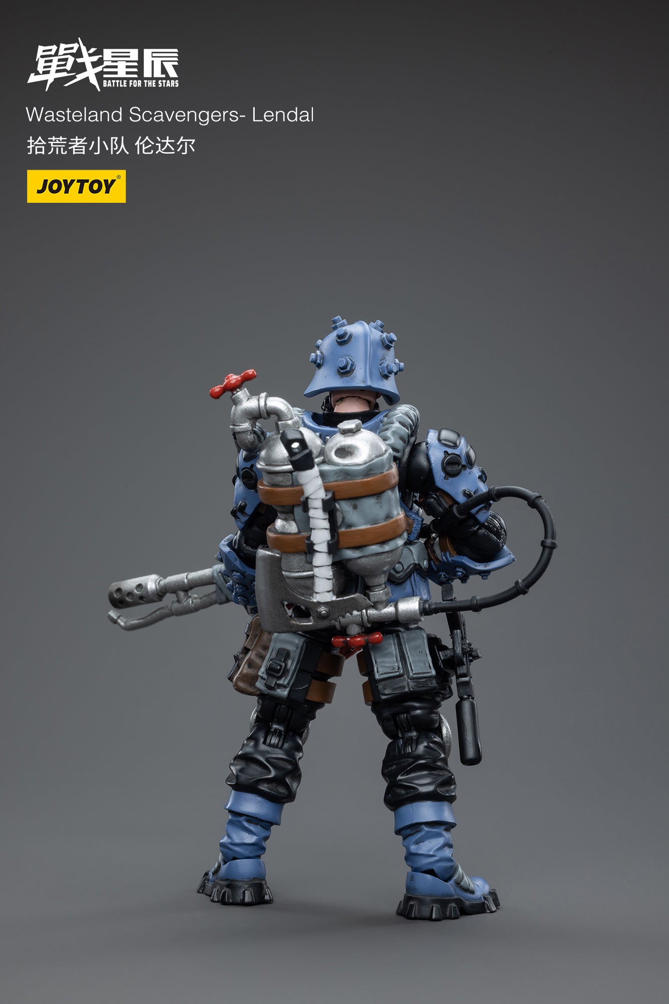 1/18 JOYTOY 3.75 Inch Wasteland Scavengers Action Figure Set (3PCS) - Post-Apocalyptic Collectible Toys for Display, Photography & Role Play