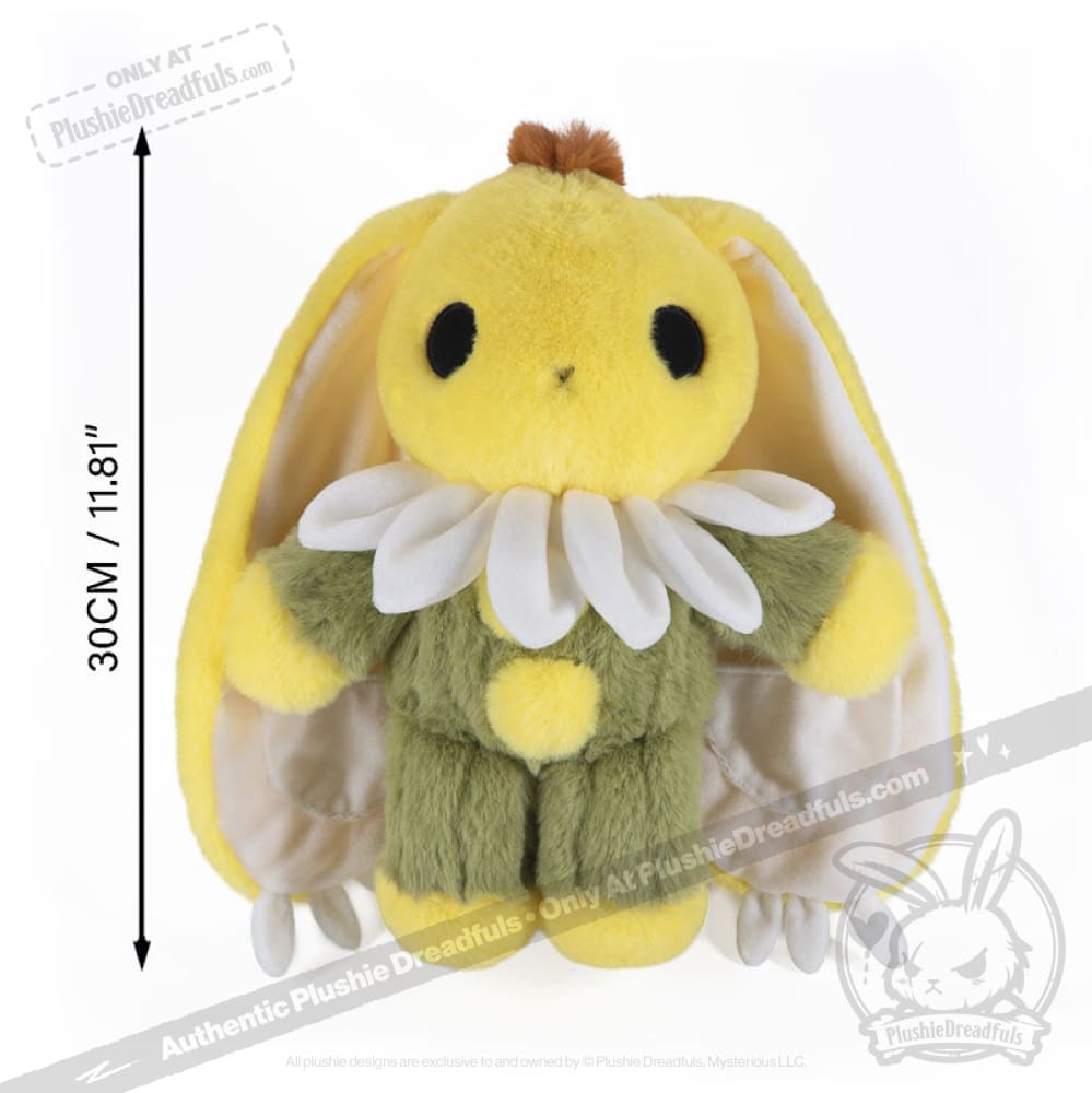 Plushie Dreadfuls Daisy Rabbit Stuffed Animal Toy - Soft Cute Bunny Plush for Kids, Gift, Nursery Decor & Anxiety Relief