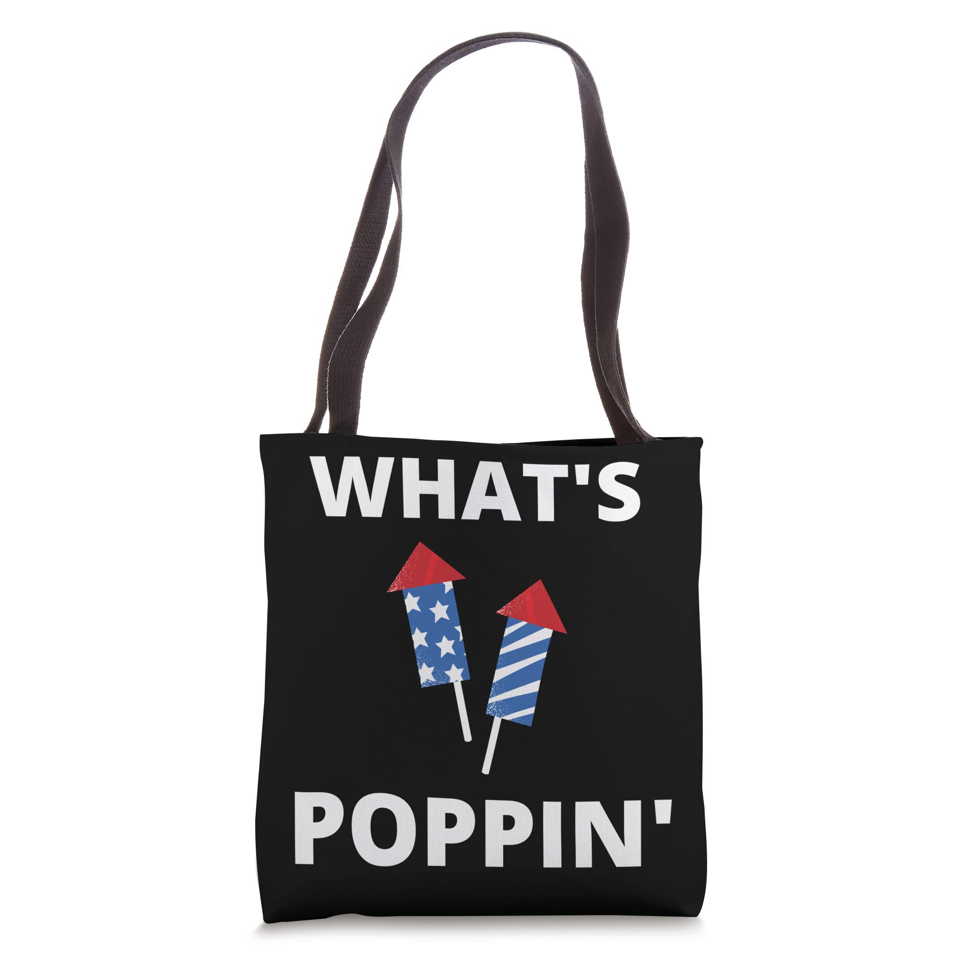 4th of July Fireworks Director Tote Bag - Patriotic American Flag Design for Independence Day Celebrations, Beach Outings & Shopping