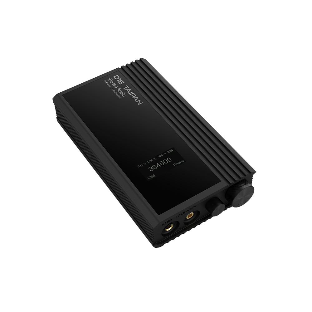 iBasso D16 Taipan Portable Headphone Amplifier & DAC - High Resolution Audio for Travel, Commuting & Home Listening