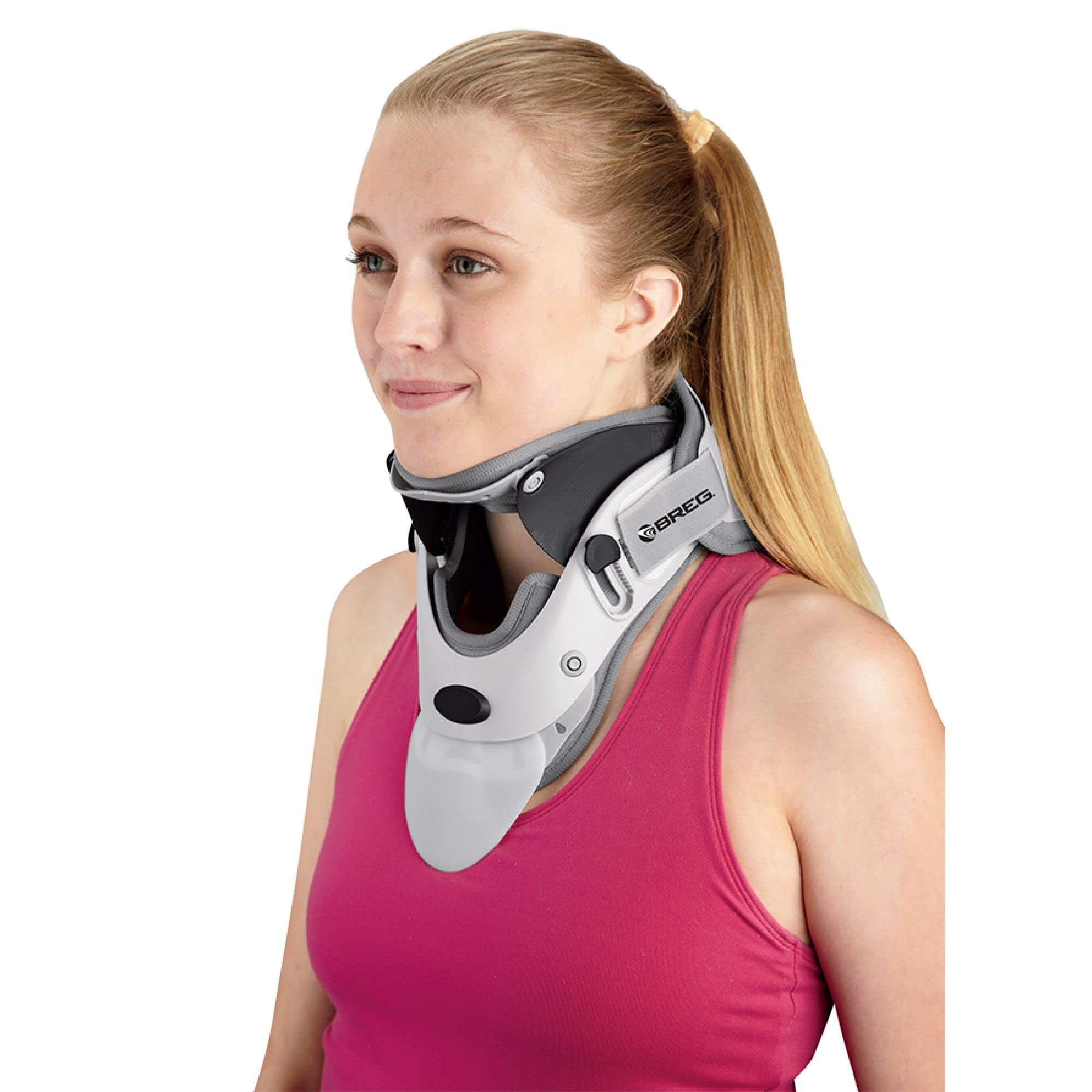 Breg Carlsbad Cervical Collar - Adjustable Neck Brace for Pain Relief & Support - Ideal for Whiplash, Post-Surgery Recovery & Neck Injury Rehabilitation