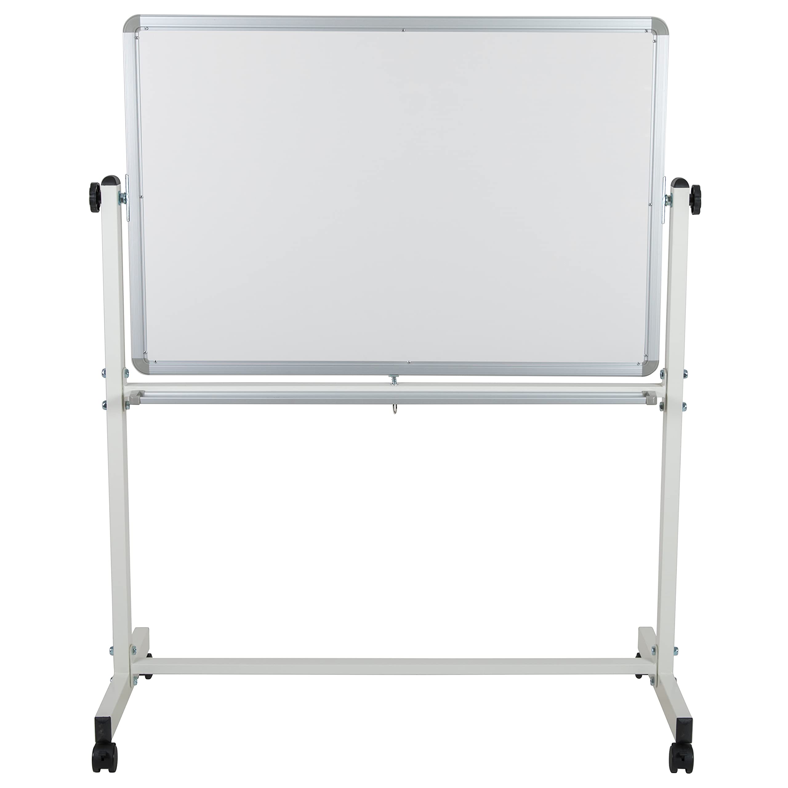 Double-Sided Mobile White Board with Pen Tray - 45.25