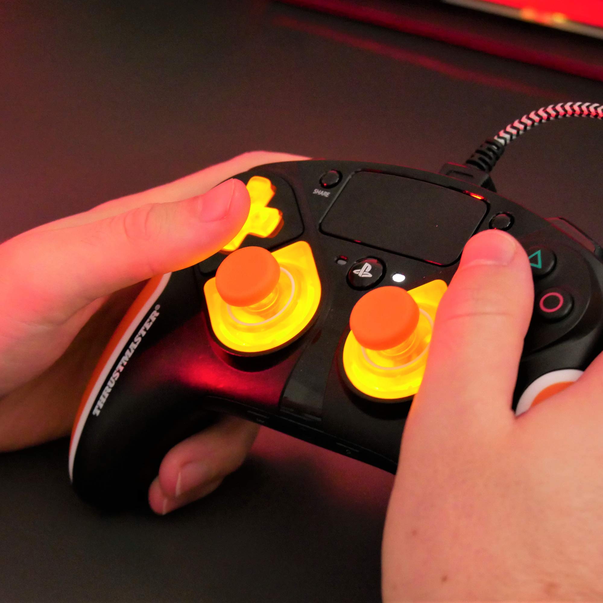 Thrustmaster ESWAP S PRO Controller - LED Orange Crystal Limited Edition for Xbox Series X|S - Officially Licensed Xbox Accessory - Amazon Exclusive - Perfect for Competitive Gaming & Esports Tournaments