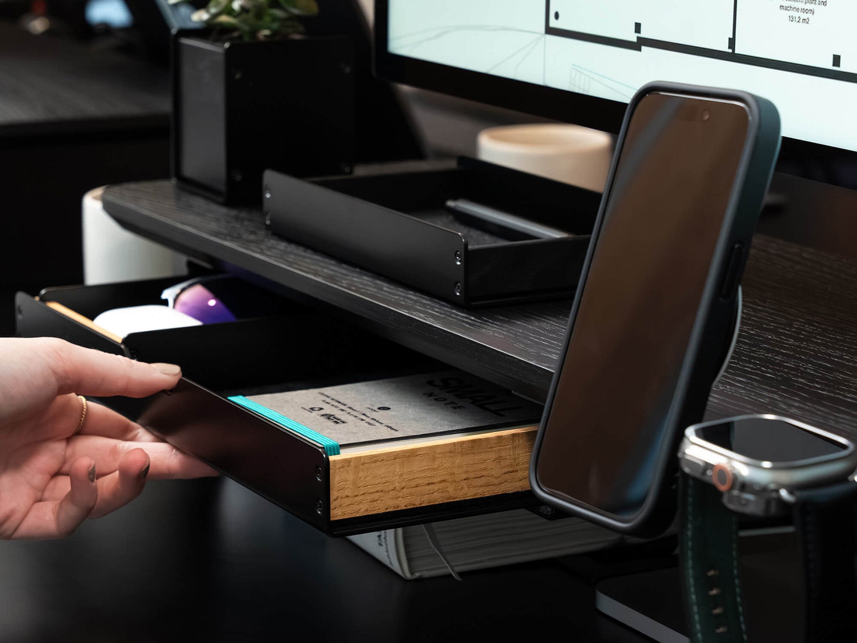 Large Desk Pen Holder Organizer - Stylish & Functional Office Stationery Storage for Pencils, Markers & Pens | Perfect for Home, Office & School Workspaces
