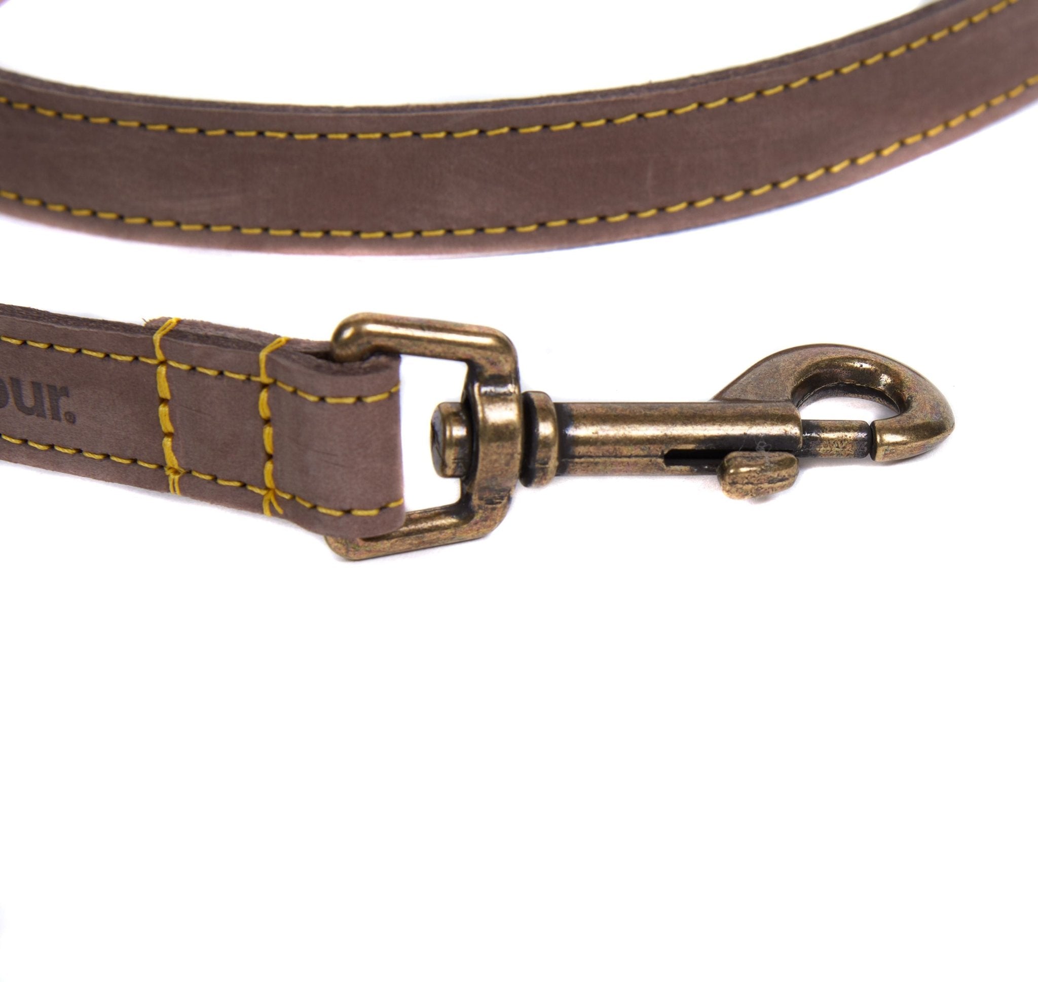 BARBOUR Leather Dog Lead - Premium Brown Leather Dog Leash for Medium & Large Dogs - Durable & Stylish for Walking, Training & Outdoor Adventures
