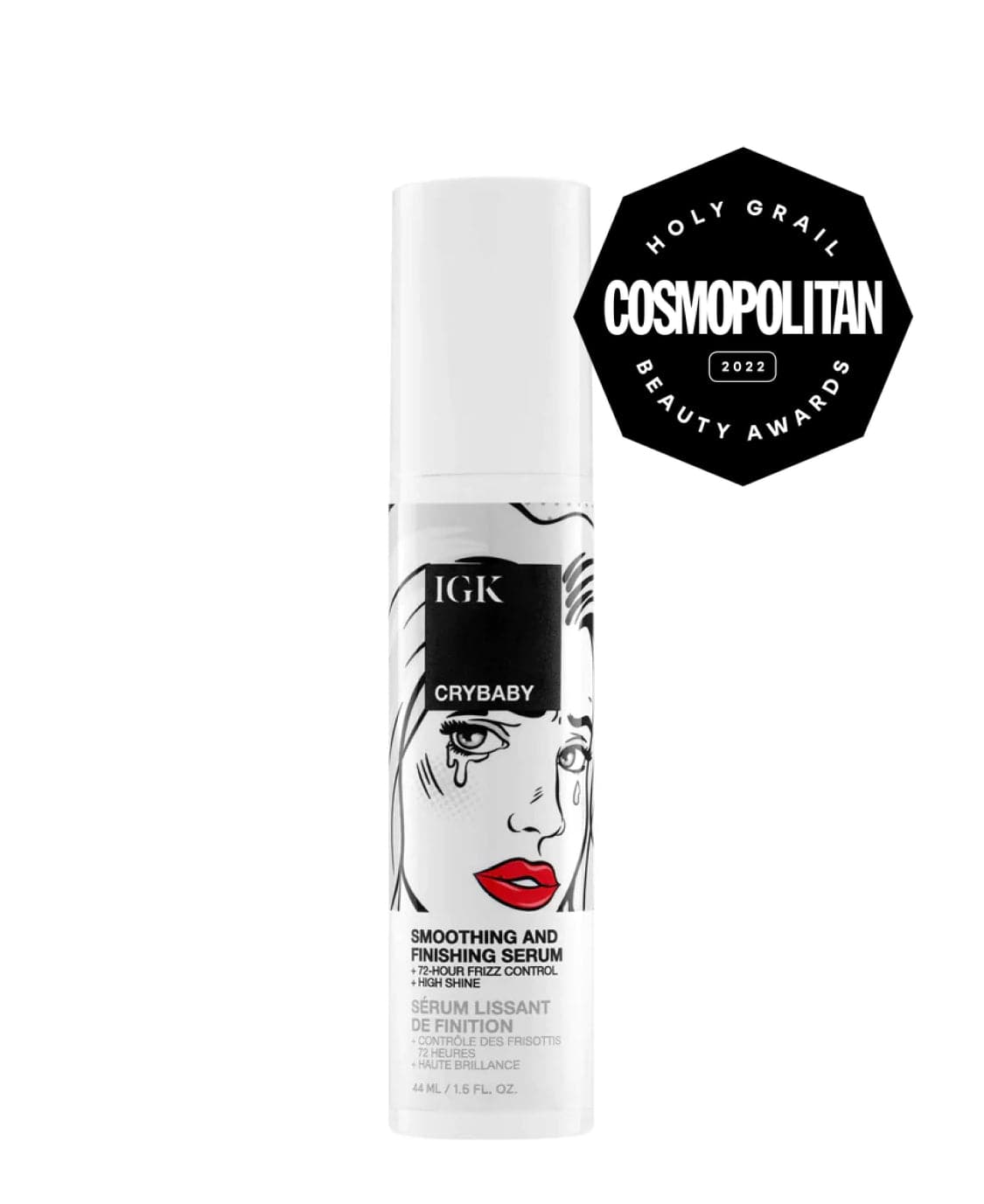Best Anti-Frizz Hair Serum for Smooth & Shiny Hair - Crybaby Frizz Control Serum for All Hair Types - Perfect for Daily Use & Styling
