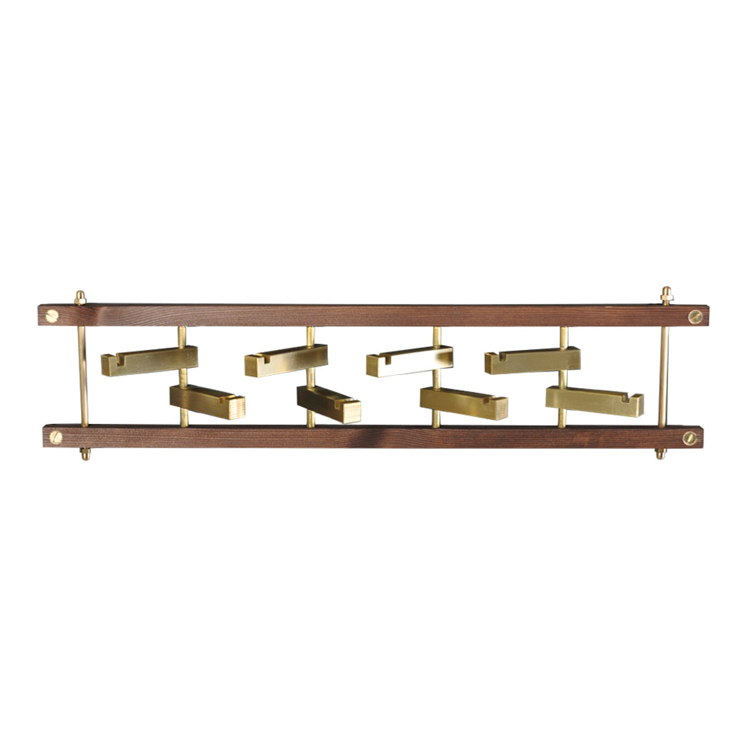 Dennis Marquart Brick Coat Rack - Rustic Wall Mounted Entryway Organizer for Hats, Jackets & Bags | Perfect for Home, Office & Mudroom Decor
