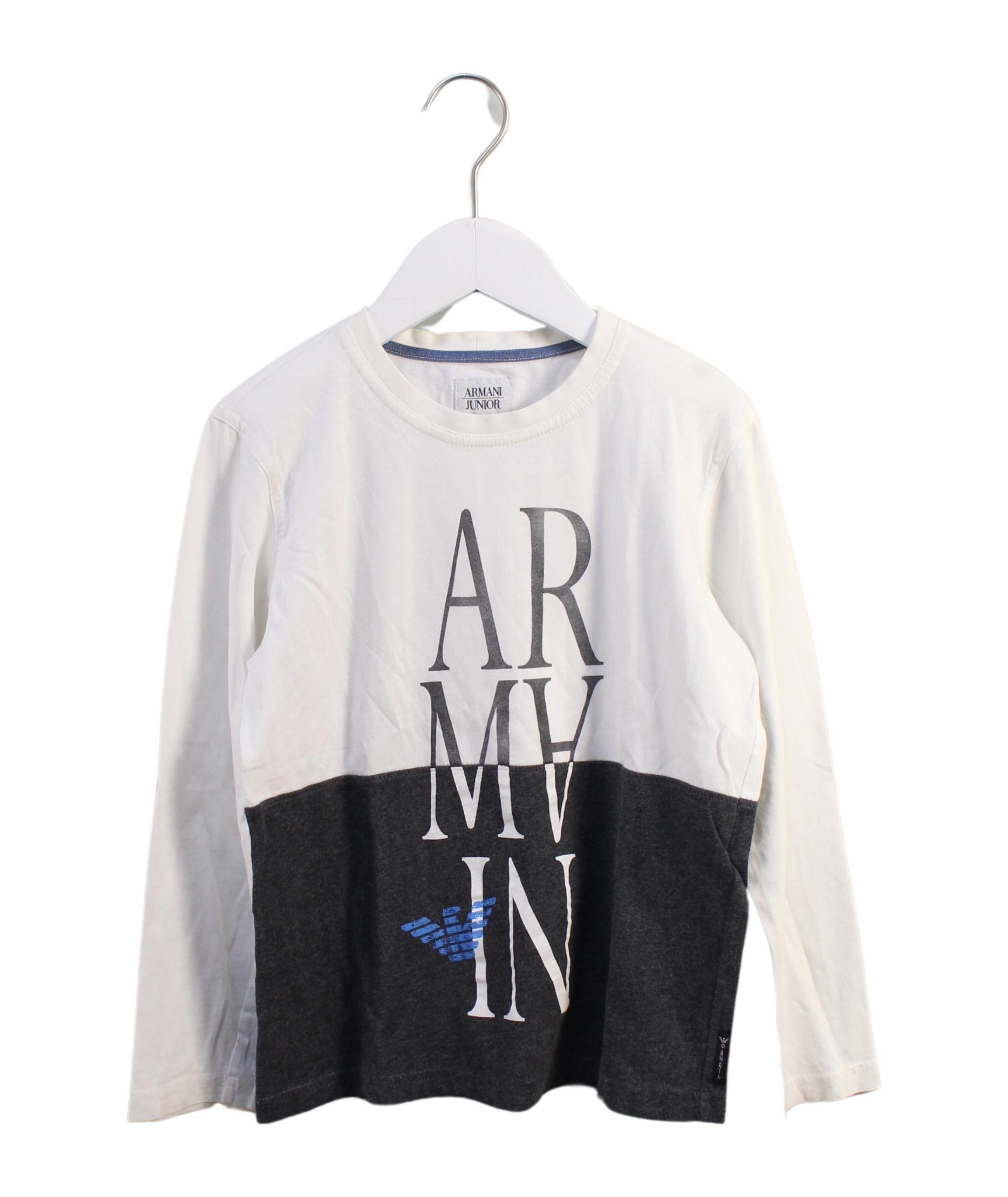 Armani Long Sleeve T-Shirt for Boys Age 8 - Premium Cotton Crewneck Shirt for School, Casual Wear & Special Occasions